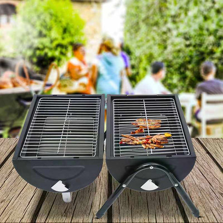 Outsunny Portable Charcoal BBQ Grill