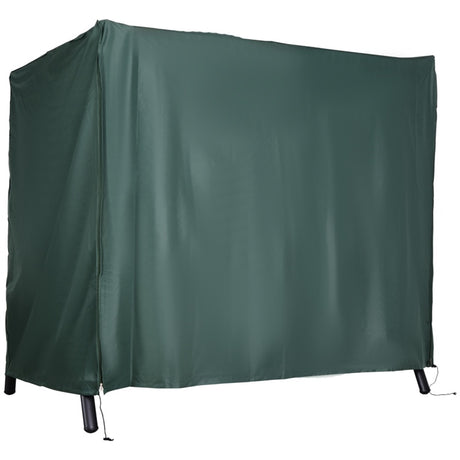 Outsunny 205 x 124cm Three-Seater Swing Chair Protective Cover Deep Green