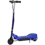 HOMCOM Folding Electric Kids Scooter Ride on Age 7-14, Blue/Black