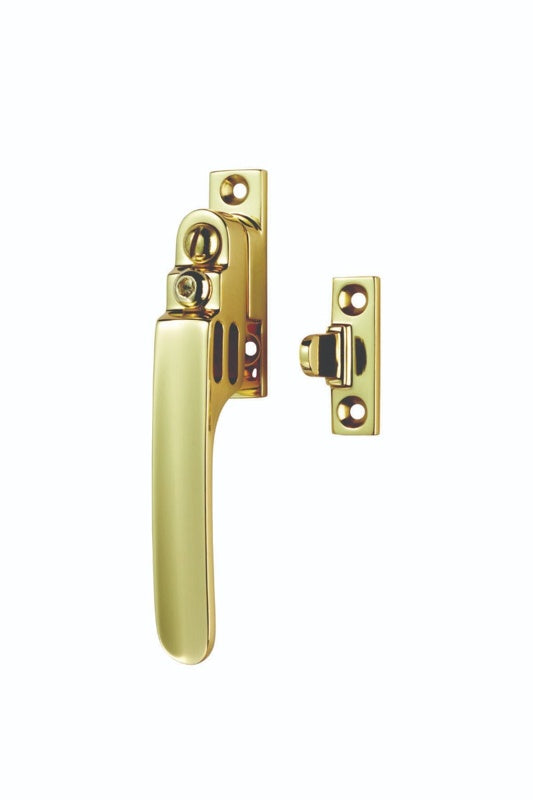 VICTORIAN - LOCKING NIGHT VENT - POLISHED BRASS - 16MM  X 60MM - EACH