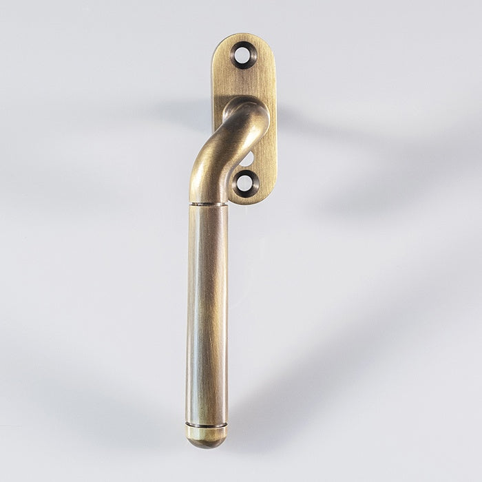 CRANKED LOCKING ESPAG. HANDLE LEFT HAND - FLORENTINE BRONZE - 110MM - EACH