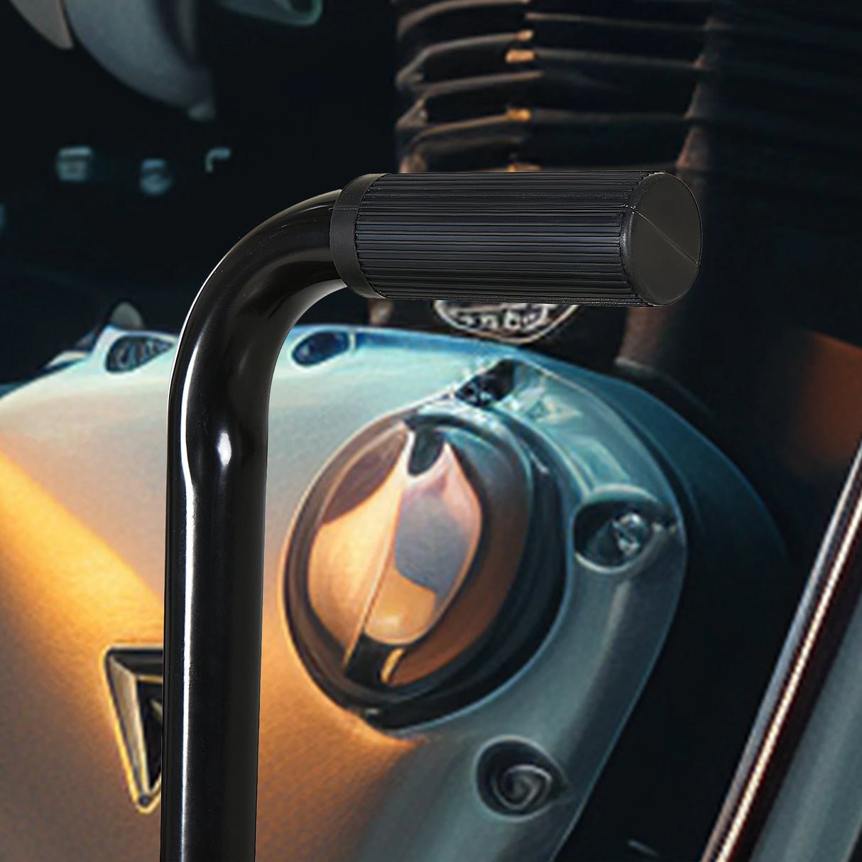 DURHAND Steel Motorbike Jack Lift, 27.5 / 39.5 H cm - Black