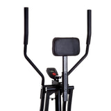 HOMCOM Air Walker Glider, Cross Trainer Fitness Machine, with LCD, for Home Gym, Black