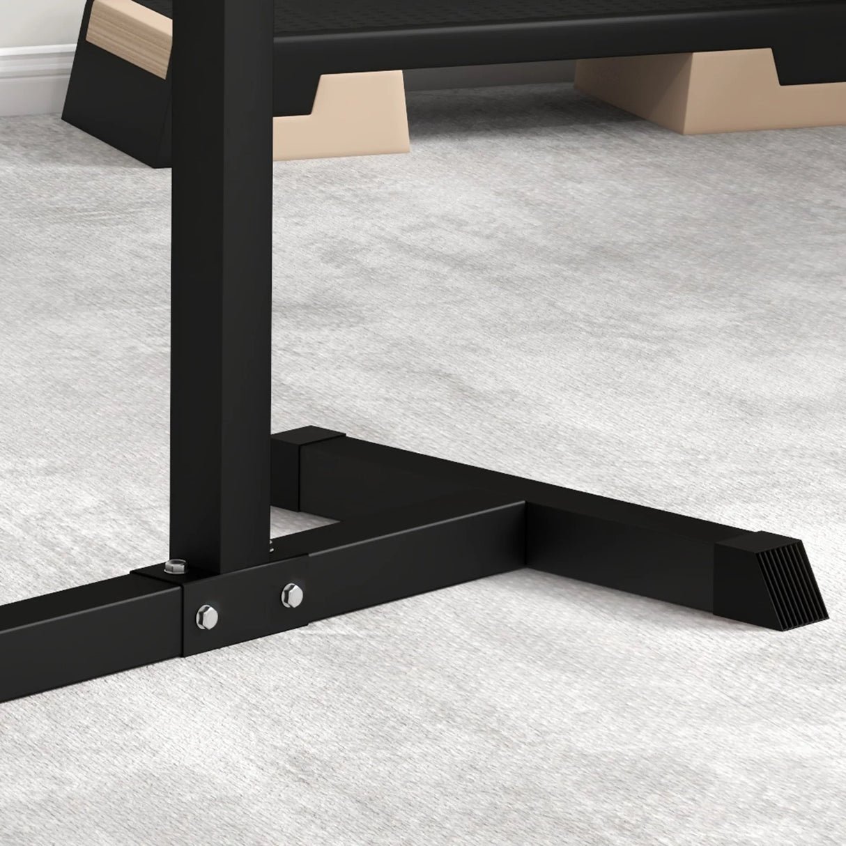 SPORTNOW Back Extension Roman Chair, Hyperextension Bench with Adjustable Leg Roller for Back, Abdominal and Gluteal Training