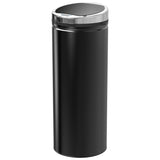 HOMCOM 50L Sensor Bin for Kitchen Waste Automatic Dustbin Motion Detection Dustbin  Stainless Steel Rubbish Can with Bucket, Black