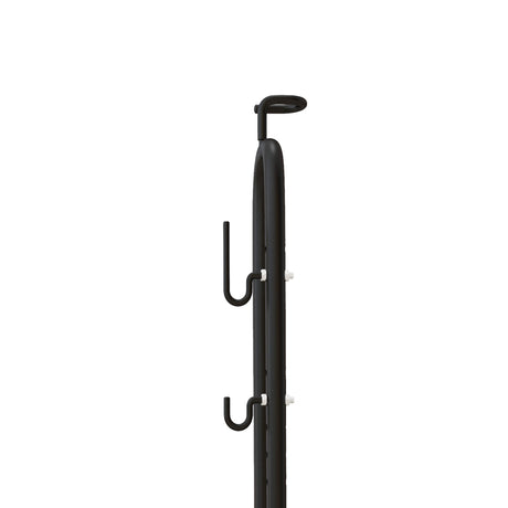 SPORTNOW Vertical and Horizontal Bike Rack Bicycle, Storage Stand with Adjustable Hooks, for 24"-29" Wheels, 700c Bike