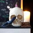 Skull Ornament with Snake
