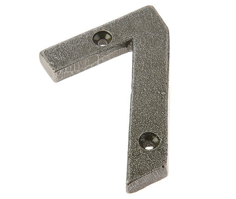 Valley Forge Door Numerals Pewter No. 7