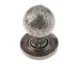 Round Cupboard Knobs 27x39mm Pewter