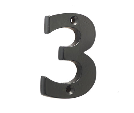 Valley Forge Door Numerals Black No. 3