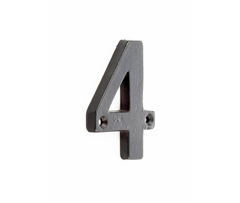 Valley Forge Door Numerals Black No. 4
