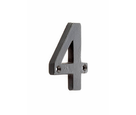 Valley Forge Door Numerals Black No. 4