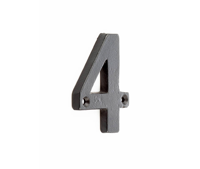 Valley Forge Door Numerals Black No. 4