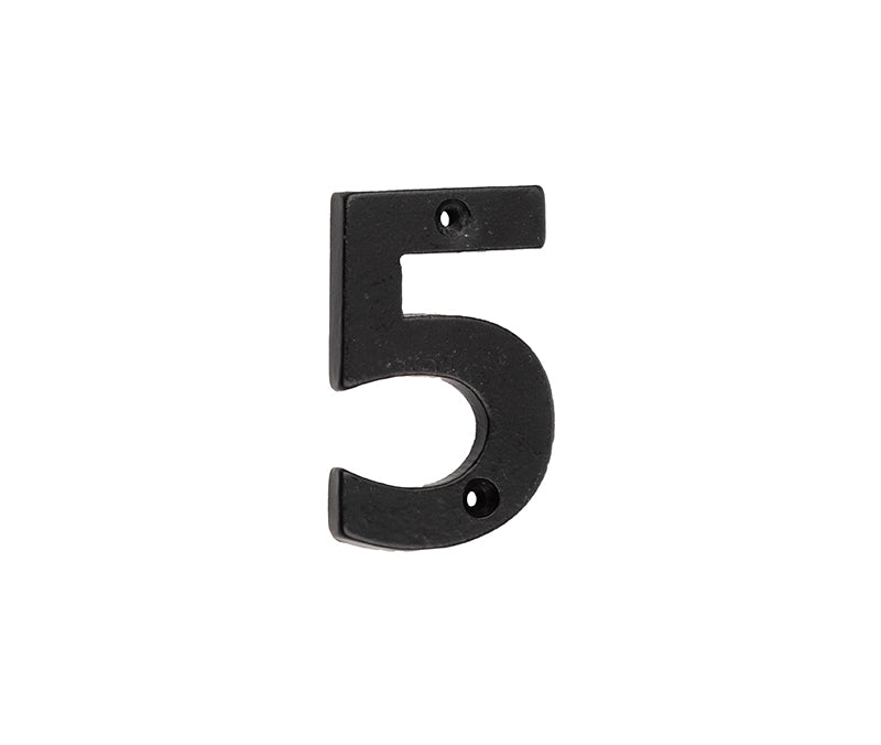 Valley Forge Door Numerals Black No. 5
