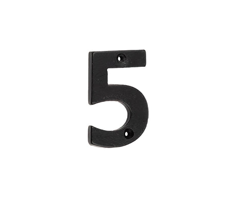 Valley Forge Door Numerals Black No. 5