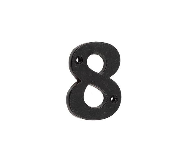 Valley Forge Door Numerals Black No. 8