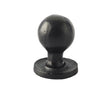 Round Cupboard Knobs 27x39mm Black