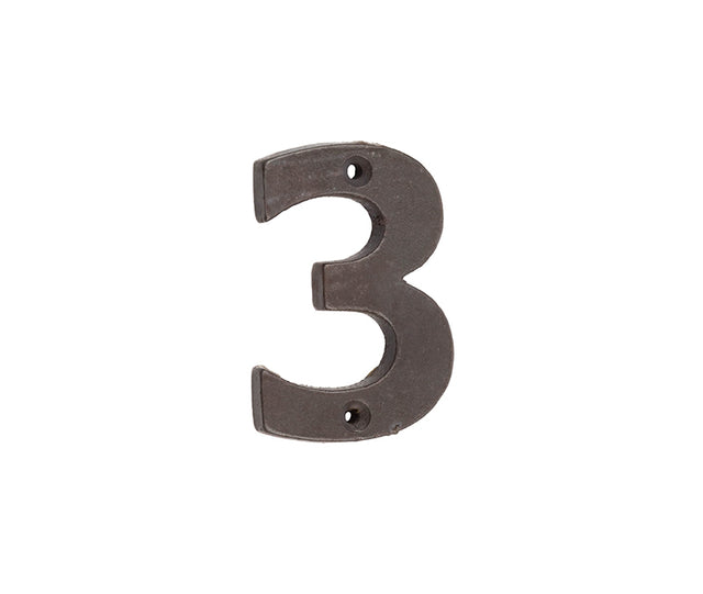 Valley Forge Door Numerals Beeswax No. 3