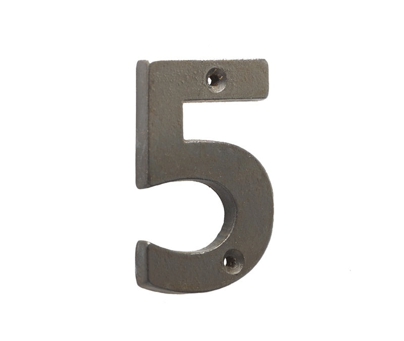 Valley Forge Door Numerals Beeswax No. 5