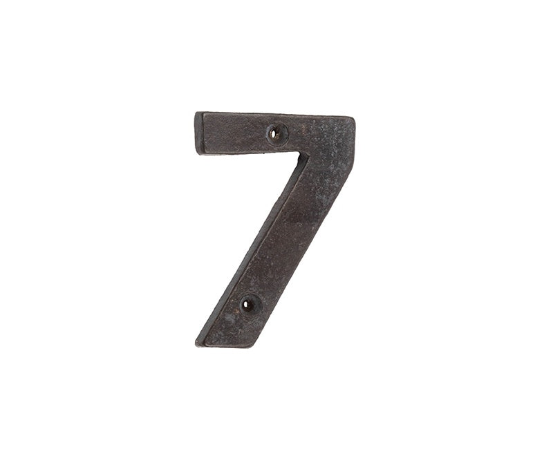 Valley Forge Door Numerals Beeswax No. 7