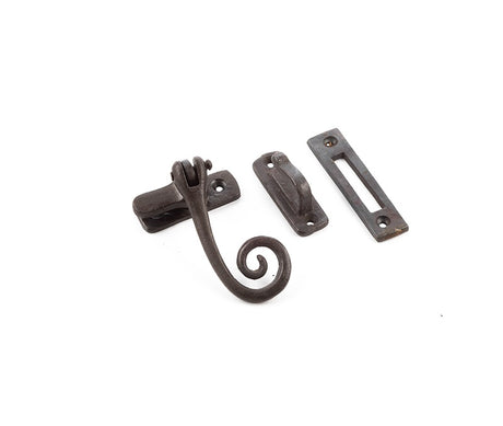 Valley Forge Range Curly Tail Casement Fasteners 90x55mm Beeswax