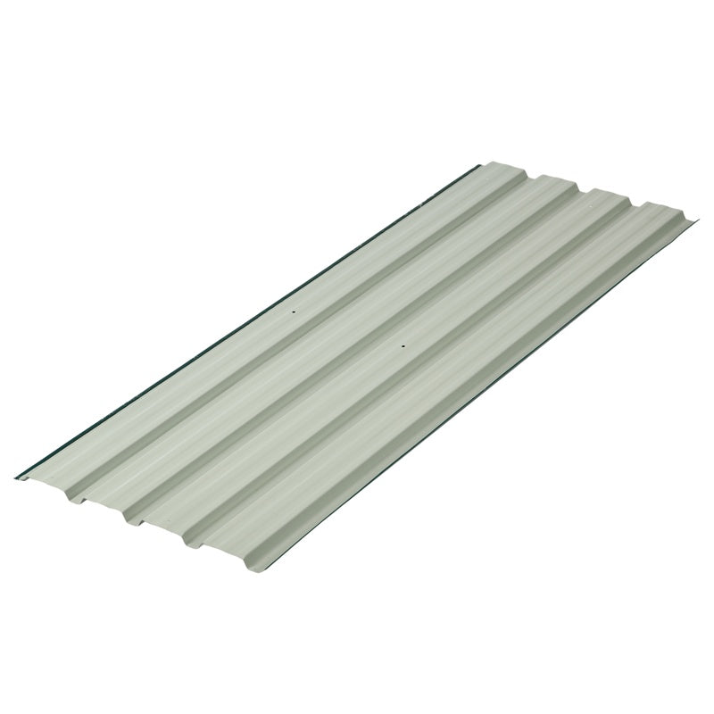 Outsunny Set of 12 Corrugated Steel Roof Sheet Panels - Green