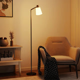 HOMCOM Floor Lamp with 350 Rotatable Head, Modern Standing Lamp with 3000K/4000K/6500K Colour Temperatures for Living Room Bedroom Office, Black