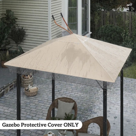 Outsunny 2 x 2 (m) Gazebo Protective Cover, Waterproof Cover for Gazebo, Canopy and Tent