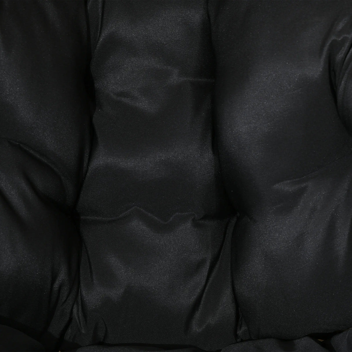 Outsunny String Rattan Egg Chair, with Padded Seat Cushion - Sand/Black