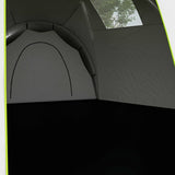 Outsunny 6-9 Man Tent with Bedrooms and Living Room, Accessories Included, Green