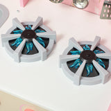 AIYAPLAY Play Kitchen, Kids Kitchen Set with Lights and Sounds, Double Stoves, Ice Maker, Chalkboard for 3+ Years, Pink