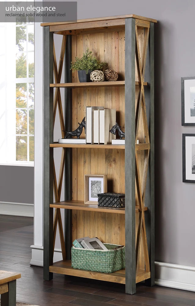 Urban Elegance - Reclaimed Tall bookcase