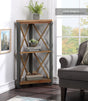Urban Elegance - Reclaimed Small Corner Bookcase