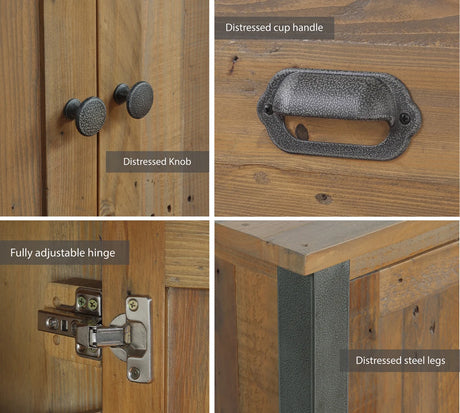 Urban Elegance - Reclaimed Small Console Table