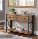 Urban Elegance - Reclaimed Console Table