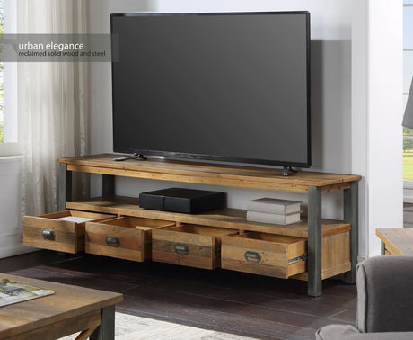 Urban Elegance - Reclaimed Extra Large Widescreen TV unit