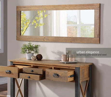 Urban Elegance - Reclaimed Extra Long Wall  Mirror