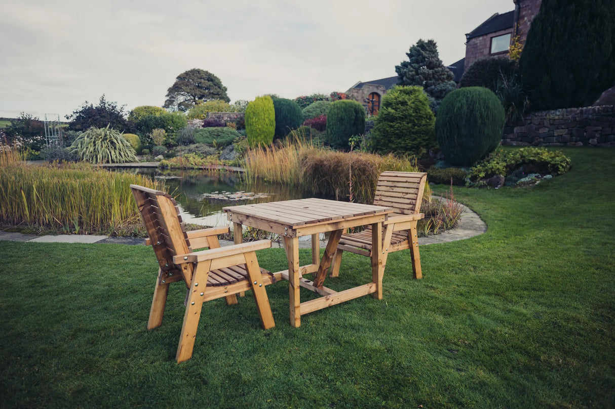 VALLEY 2 SEAT BISTRO SET 2XC 99CM TABLE