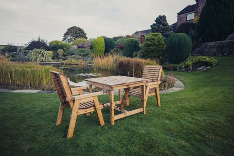 VALLEY 2 SEAT BISTRO SET 2XC 99CM TABLE