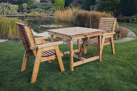VALLEY 2 SEAT BISTRO SET 2XC 99CM TABLE