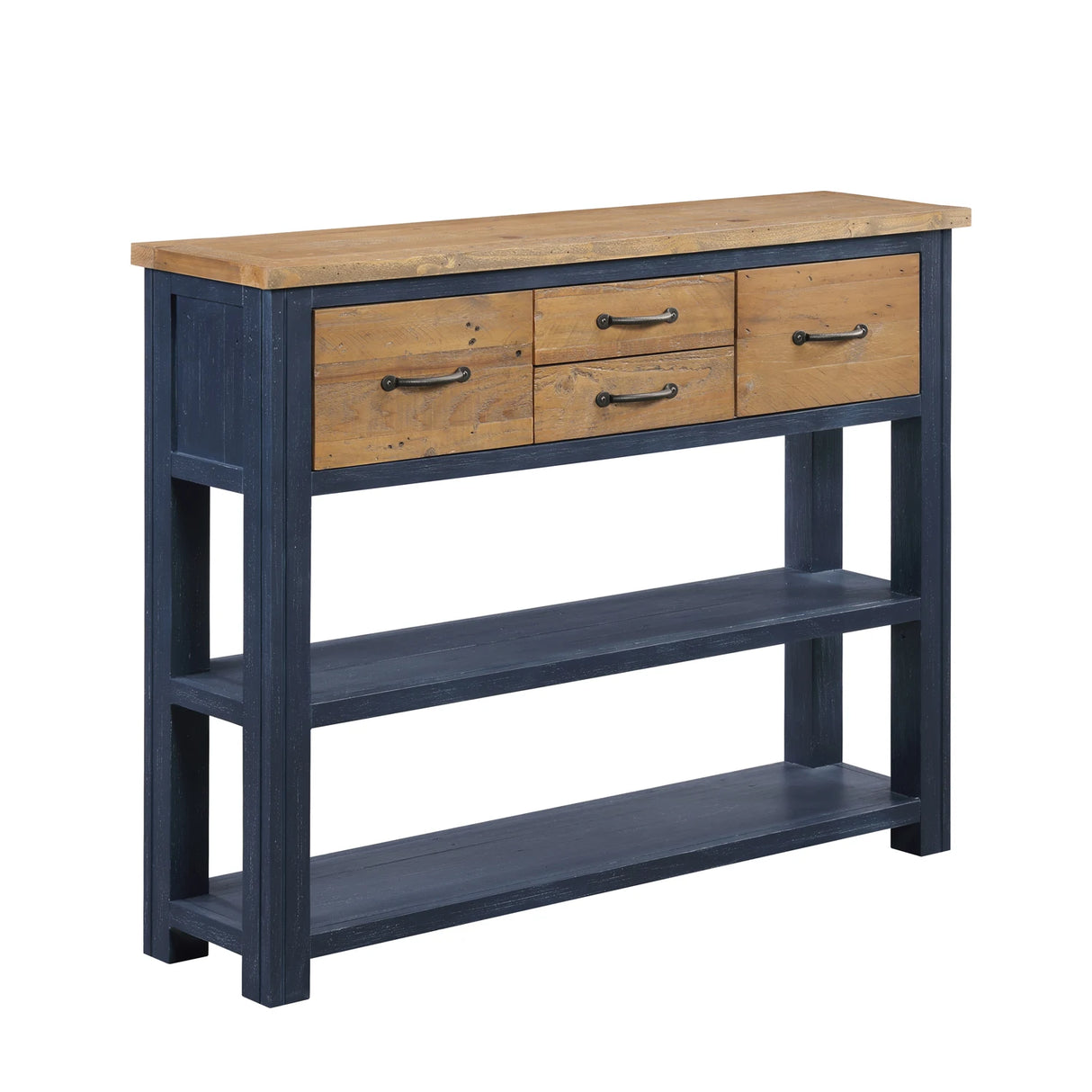 Splash of Blue - Low Bookcase / Console
