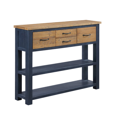 Splash of Blue - Low Bookcase / Console