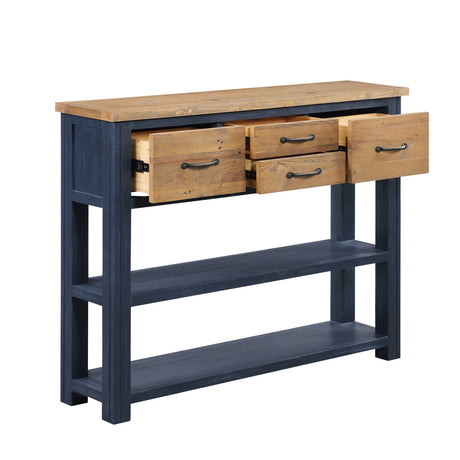 Splash of Blue - Low Bookcase / Console