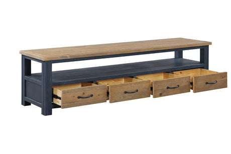 Splash of Blue - Super Sized Widescreen Television cabinet
