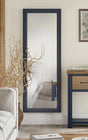 Splash of Blue - Extra Long Wall Mirror (Hangs Landscape & Portrait)