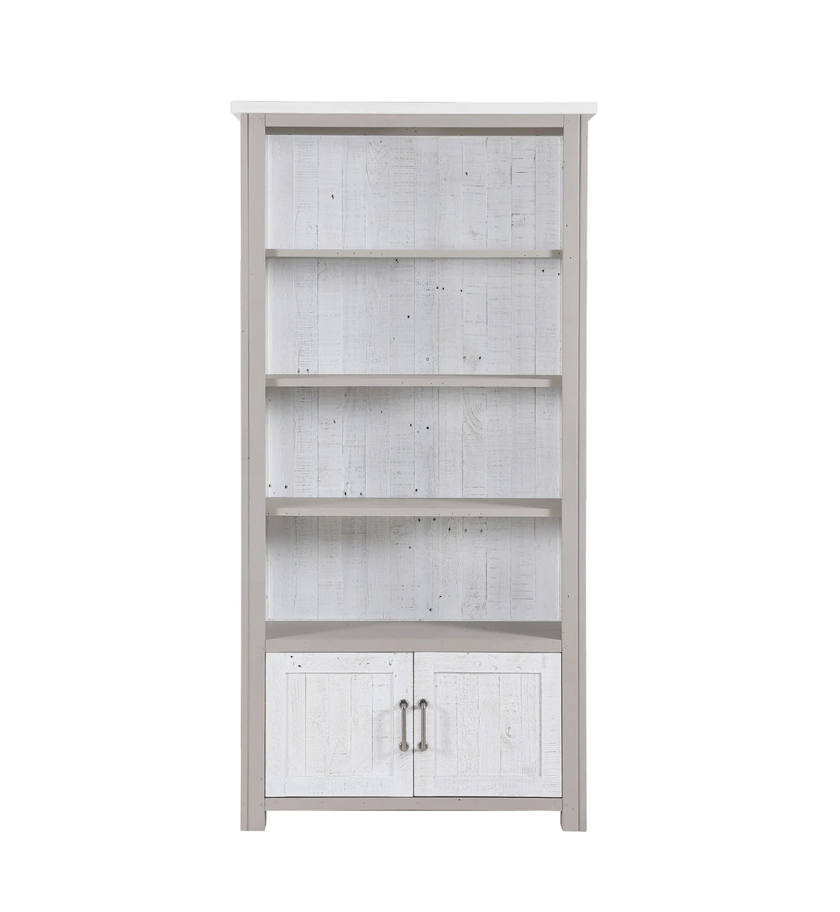 Greystone - Large Open Bookcase with Doors