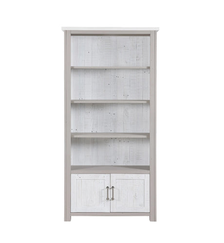 Greystone - Large Open Bookcase with Doors