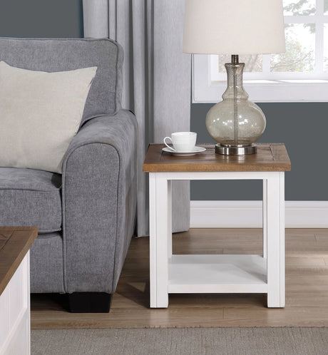 Splash of White - Lamp Table