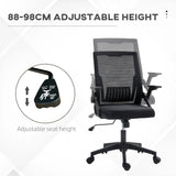 Vinsetto Office Chair, with Lumbar Support - Black