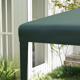 Outsunny 2.7m x 2.7m Garden Gazebo Marquee Party Tent Wedding Canopy Outdoor(Dark Green)